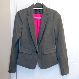 Grey suit blazer XS